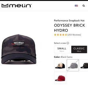 Melin - Odyssey Brick Hydro Snap Back